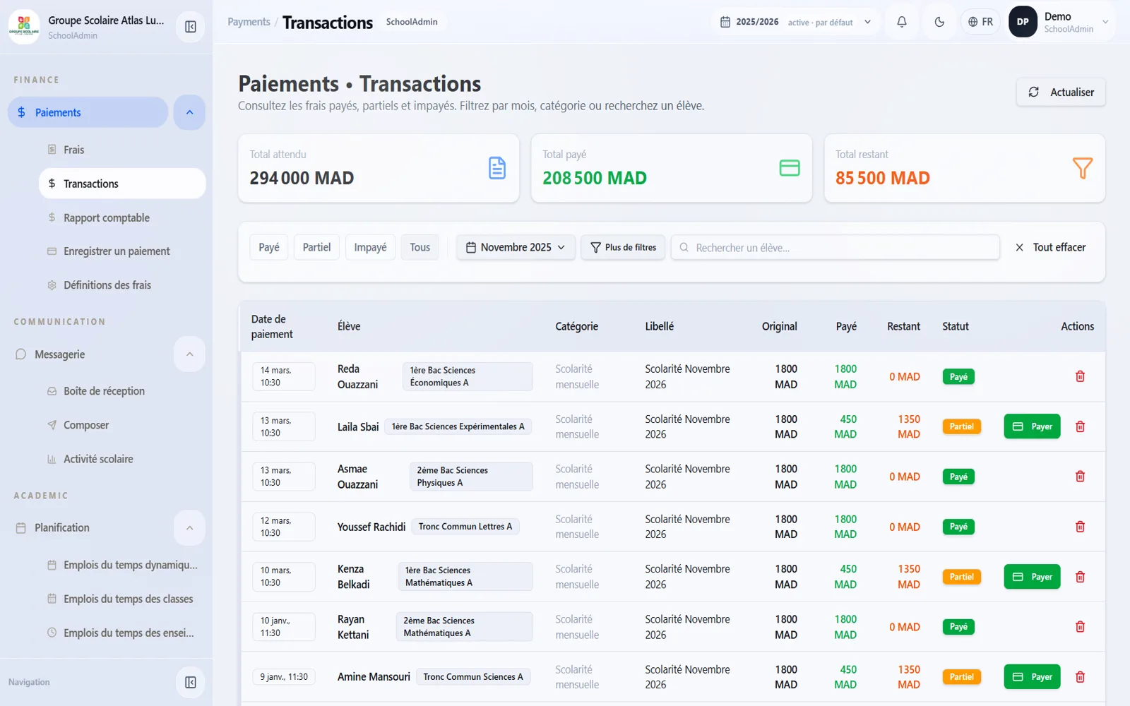 Payment follow-up without spreadsheets